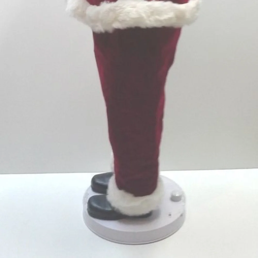 Vintage Life Size Animated Santa Door Greeter Five Feet Tall